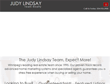 Tablet Screenshot of judylindsay.com